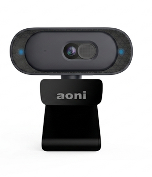 Веб-камера Aoni A50 2K Quad HD з автофокусом та мікрофоном Black