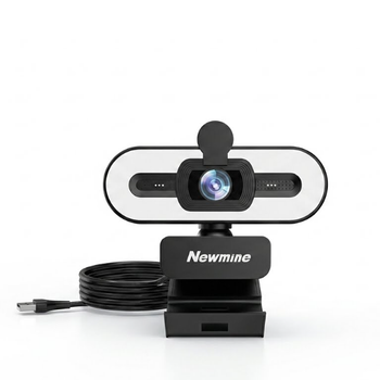 Веб-камера Newmine NM13 2K Quad HD с функцией Beauty и встроенным микрофоном Black