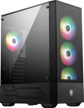 Корпус для ПК MSI MAG Forge 112R / ARGB / без БП / Black (102103717) - Уценка