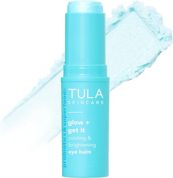 Охолоджуючий бальзам-крем для очей Tula Skincare Glow + Get It Cooling Eye Balm 10г