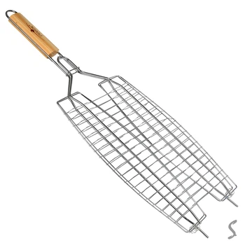Решётка-гриль Stenson для рыбы 72×42×14 см MH-4887