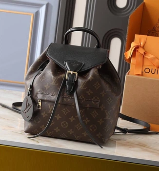 Рюкзак жіночий Louis Vuitton Big size коричневий монограм (075)