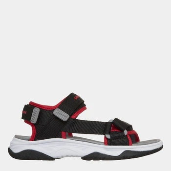 Детские спортивные сандалии для мальчика Skechers 407013L BKRD 32 Красный/Черный (199252410641)