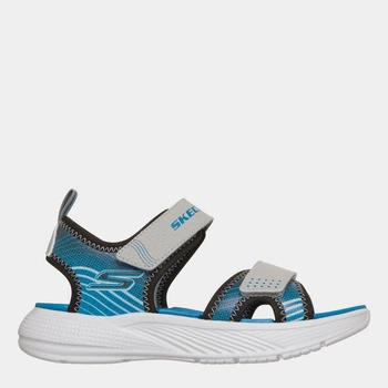 Дитячі спортивні сандалі для хлопчика Skechers 407034L GYBL 30 Сірі (199252383945)