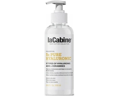 Очищающий увлажняющий гель с гиалуроновой кислотой и церамидами Hyaluronic 5хPure Cleansing Gel LaCabine 250 мл