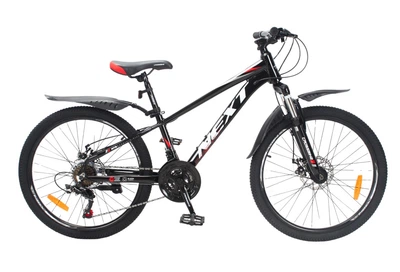 Велосипед CrossBike 24" Next 2025 Рама 11" black-green