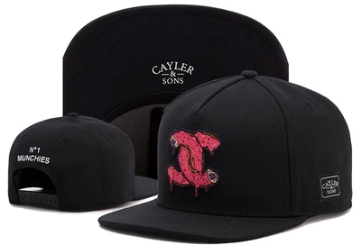 Снэпбек Snapback Кепка Бейсболка Снепбек Cayler Sons Donut Пончик Черный Шан 4254