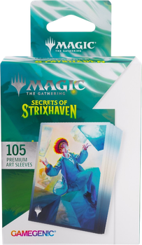 Koszulki na karty Gamegenic Magic the Gathering - Sekrety Strixhaven - Zimone, Nieskończona analityczka - Premium Art 105 szt. (4251715423226)
