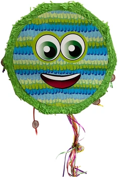 Піньята Funny Fashion Smiley Face 38 x 38 x 10 см Зелена (5420042290088)