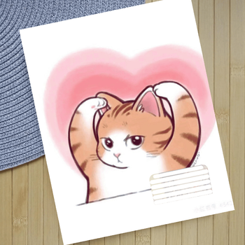 Тетрадь Котик Cat на скобе 18 листов линия (32532)