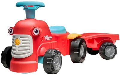 Jeździk Falk Traktor Maurice z przyczepą Czerwony 2014293 (3016200090038)