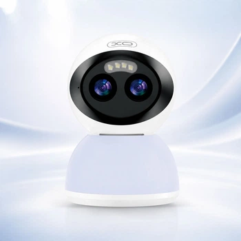 Камера відеоспостереження XO CR15 EU Indoor Dual Mirror Zoom 6 Megapixel Бiлий