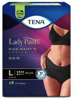 Урологічні труси Tena Lady Pants Plus розмір L Black, 8 шт