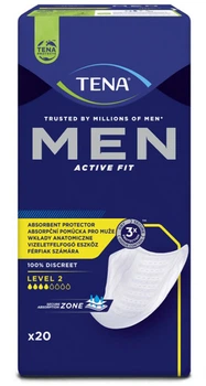Урологічні прокладки для чоловіків Tena Men Active Fit Level 2, 20 шт (4 краплі)