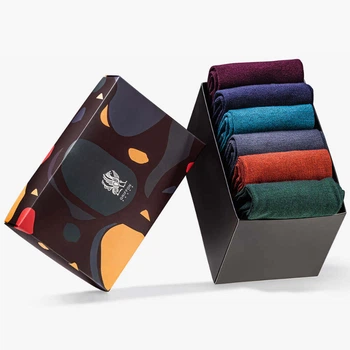 Шкарпетки Griffon Socks Mono dark box 6 пар M (40-42)