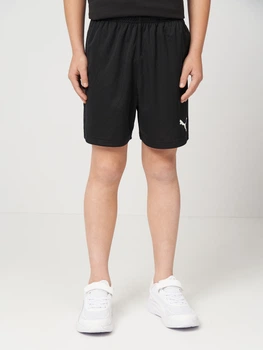 Підліткові шорти на резинці Puma Teamrise Short Jr 70494304 158-164 см Чорні (4063699211344)
