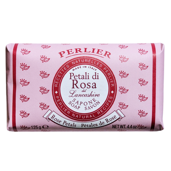 Мило тверде зволожуюче «пелюстки троянди» PERLIER sapone petali rosa 125 г.