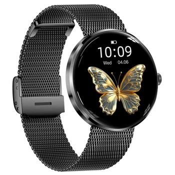 Смарт годинник Smart Luna Black Bluetooth дзвінки 2 ремінці