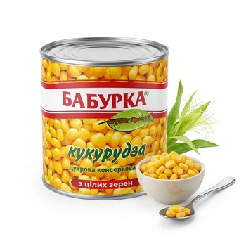 Кукуруза сахарная Бабурка 420г ж/б ключ