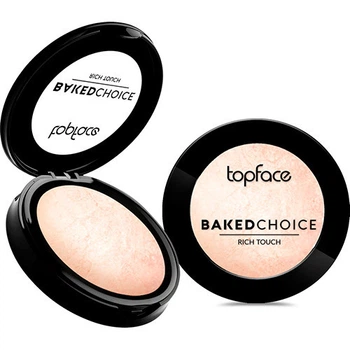 TopFace - Хайлайтер запечений "Baked Choice-Rich Touch Baked Highlighter" [101 - Champagne]