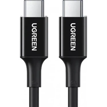 Кабель Ugreen US300 Type-C to Type-C 100W (1m) Black (80371)