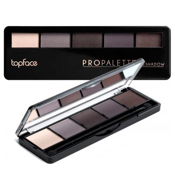 TopFace - Тіні для повік 5-колірні "Pro Palette Eyeshadow" [016 - матово-перл]