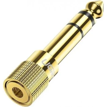 Перехідник Ugreen jack 6.5 to mini-jack 3.5 Gold (20503)