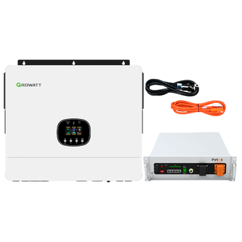 Комплект автономного энергоснабжения Growatt SPE 12000 ES 12kW + Pytes V5° 5.12kWh White