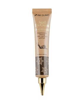 Крем для кожи вокруг глаз с муцином улитки 3W CLINIC Snail Eye Cream Anti Wrinkle