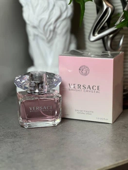 Парфюм Versace Bright Crystal женский с гранатом пионом и мускусом лёгкий цветочный аромат 90 мл
