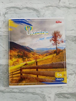 Зошит в клітинку на 96 аркушів артикул 1498