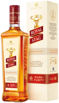 Віскі Seagram's Royal Stag Deluxe Blended 0.75 л 40% у подарунковій упаковці (8901522000092)