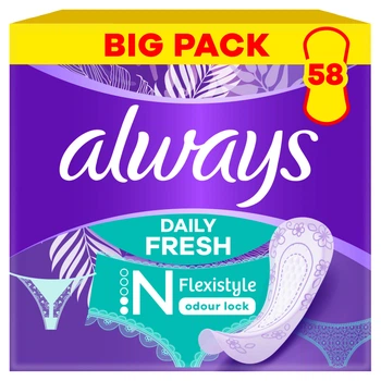 Ежедневные прокладки Always Daily Fresh Normal Flexistyle 58 шт (8001841230658)