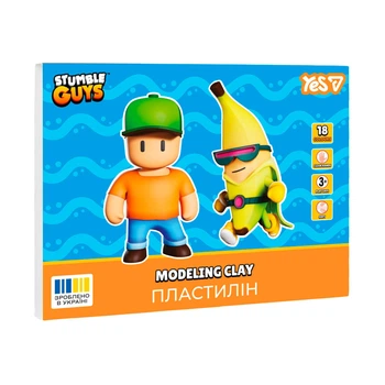 Пластилин YES Stumble Guys 540710 18 цветов
