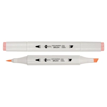 Маркер двусторонний акварельный Santi sketch SM-78 391108 розовый персик