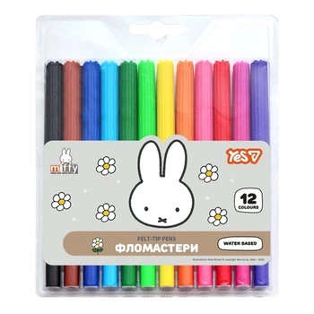 Набор фломастеров YES Miffy 650604 12 цветов