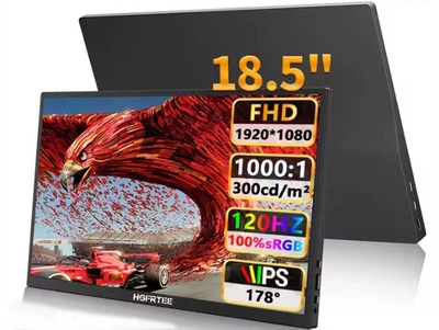 Портативный монитор HGFRTEE 18.5 FHD IPS Type-C 100Hz (B185-SZF20L1-X)