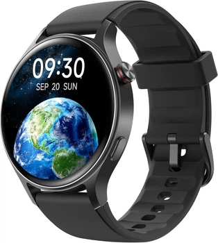 Розумний годинник Fitpolo AR-01, 1,3-дюймовий сенсорний AMOLED-дисплей, водонепроникність IP68 чорний (my-12019)