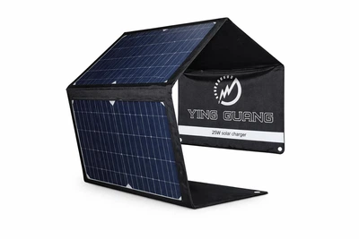 Складное солнечное зарядное устройство Solare 28W USB Type-C DC 18V для путешествий и кемпинга солнечные панели (VIL-O_33P)