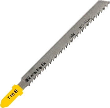Пилки до лобзиків Heller BiM T101BF до дерева 75 x 1.45 x 7.8 мм 5 шт (4010159240185)