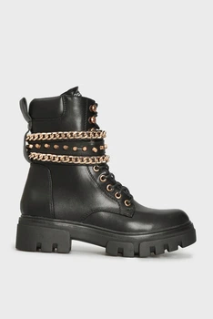 Жіночі чорні черевики HANNA CHAINS Replay 39 RL620024S