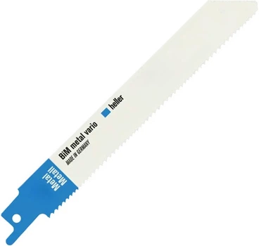 Пилки шабельні Heller BIM S1122VF до металу 205 x 0.9 x 19 мм 5 шт (4010159258081)
