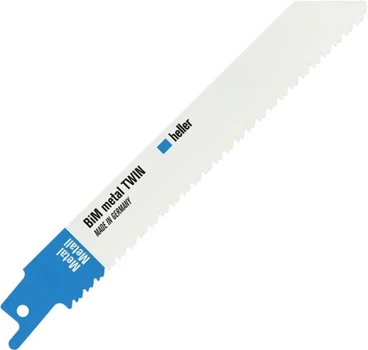 Пилки шабельні Heller BIM S1211H до металу 260 x 0.9 x 19 мм 5 шт (4010159280501)