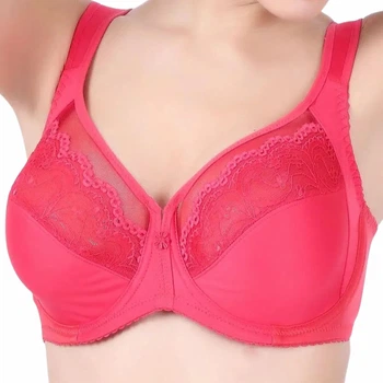 Бюстгальтер Lanny mode тонкий мережевний 75 F червоний 268
