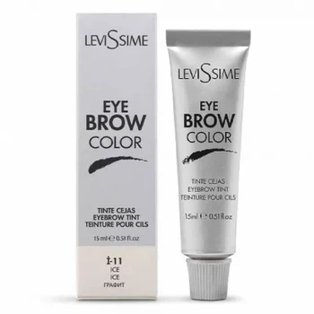 Краска для бровей Levissime Eye Brow Color I-11 Ice пепельный графит, 15 мл