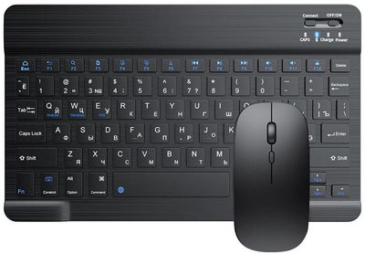 Клавиатура и мышь BT Combo Black, wireless комплект, Bluetooth подключение