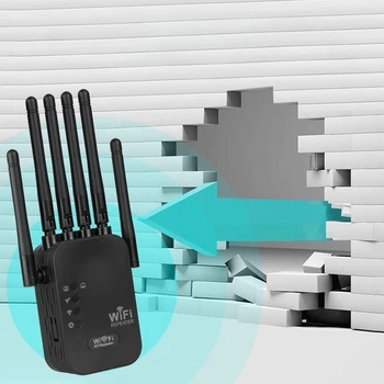 Беспроводной Wi-Fi репитер усилитель сигнала для дома квартиры