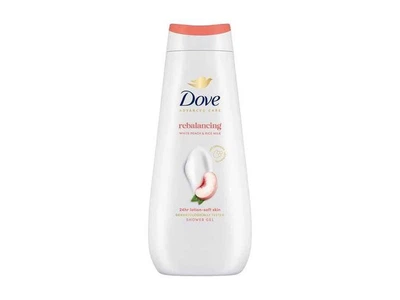 Гель для душу DOVE 400мл Білий персик та рисове молочко