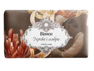 Крем-мило BIANCA 200г косметичне Дерево і амбра