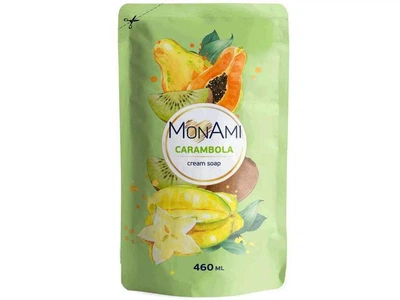 Мило рідке MONAMI 460мл дой-пак Carambola